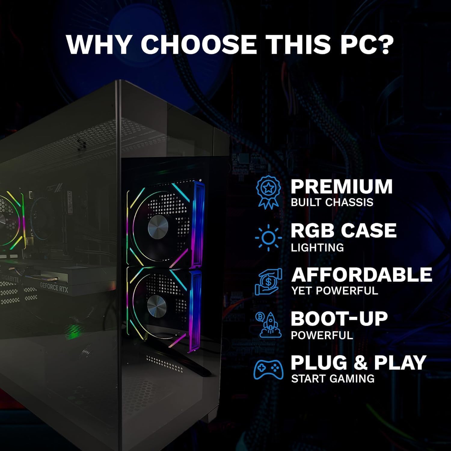 Gaming PC Intel i7-3770 3rd Gen • High-Performance • 32GB RAM